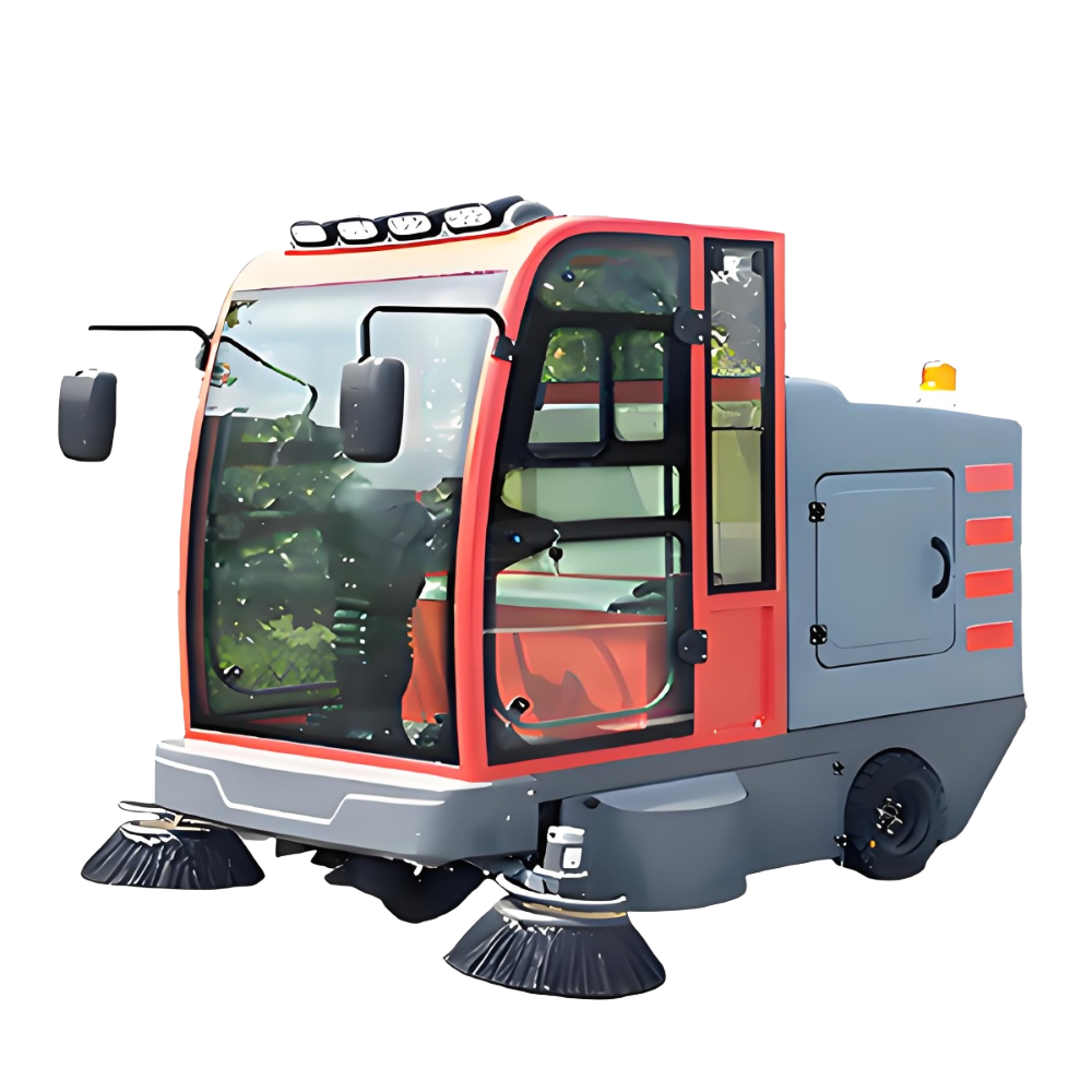 Let's take a look at the KJ-XS fully enclosed double suction sweeper